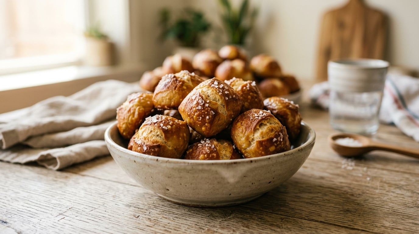 Sourdough Discard Pretzel Bites: Soft, Chewy, Easy