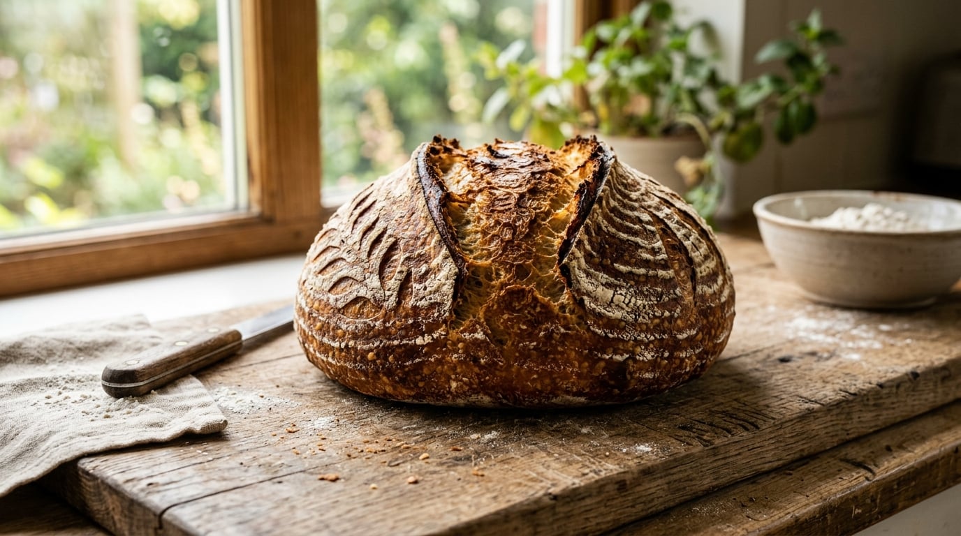 Ultimate Sourdough Recipe: Crispy Crust, Open Crumb